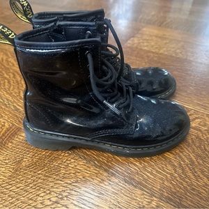 Dr. Martens JUNIOR 1460 GLITTER LACE UP BOOTS